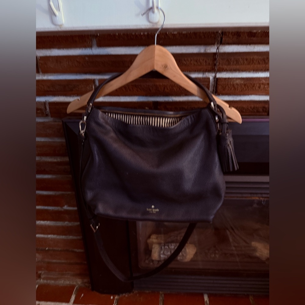 Kate Spade Black Leather Shoulder Bag